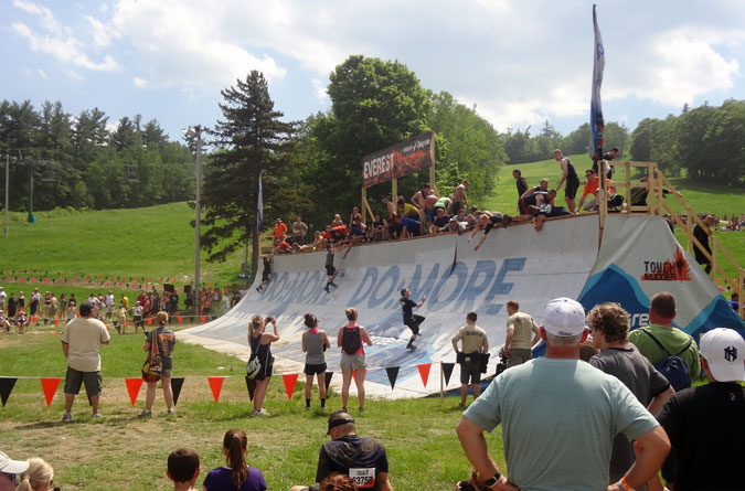 Tough Mudder Boston Everest Obstacle